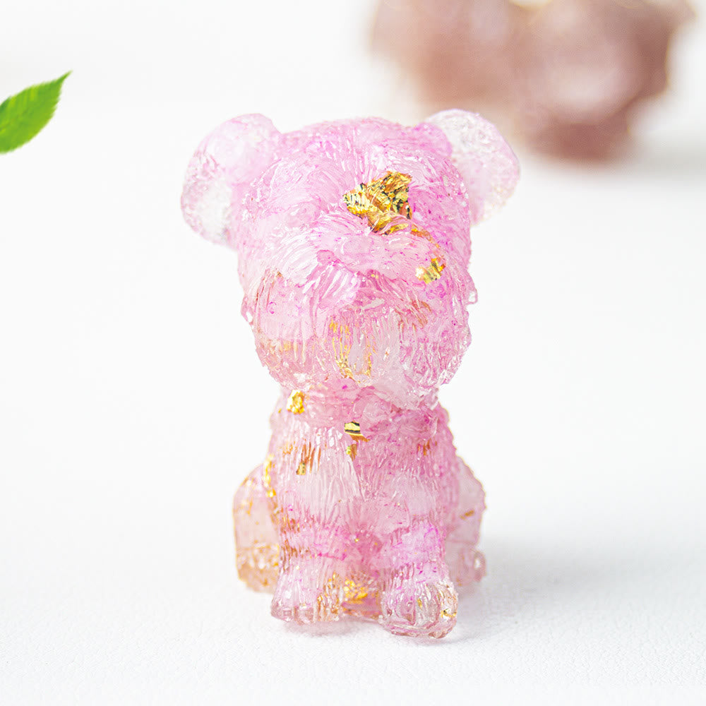 Olivenorma Crystal Gravel Epoxy Schnauzer Gemstone Decoration