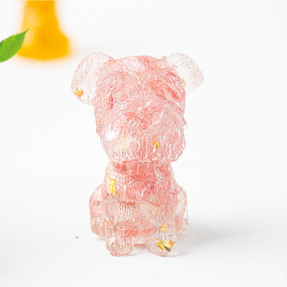 Olivenorma Crystal Gravel Epoxy Schnauzer Gemstone Decoration