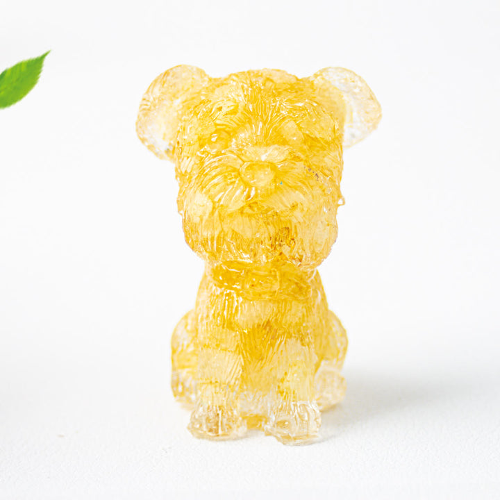 Olivenorma Crystal Gravel Epoxy Schnauzer Gemstone Decoration - Yellow Agate - image 33