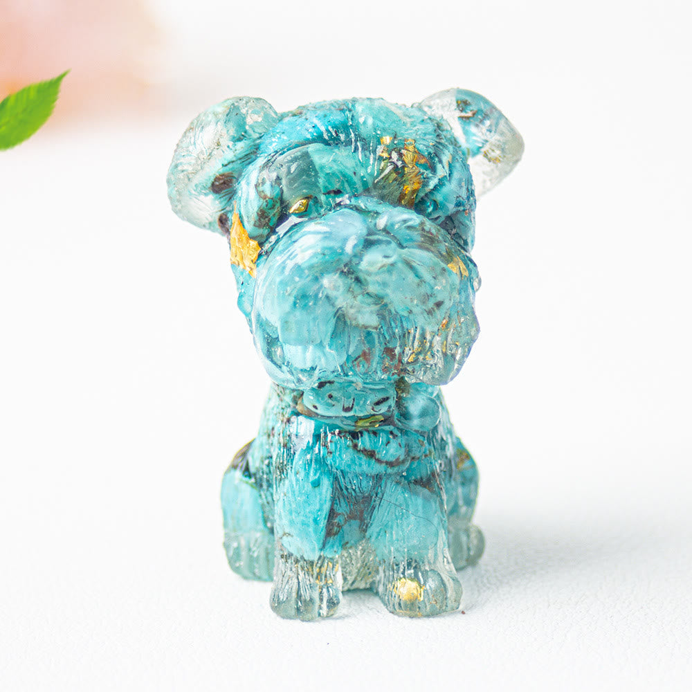 Olivenorma Crystal Gravel Epoxy Schnauzer Gemstone Decoration - Turquoise - image 31