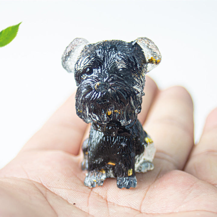 Olivenorma Crystal Gravel Epoxy Schnauzer Gemstone Decoration