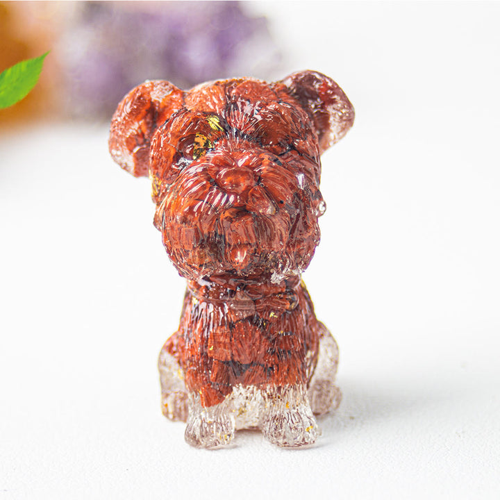 Olivenorma Crystal Gravel Epoxy Schnauzer Gemstone Decoration