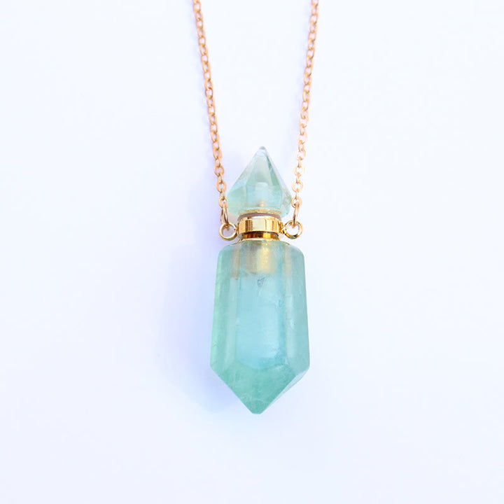 Olivenorma Essential Oil Diffuser Pendulum Bottle Necklace