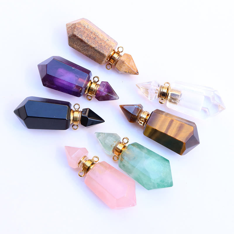 Olivenorma Essential Oil Diffuser Pendulum Bottle Necklace