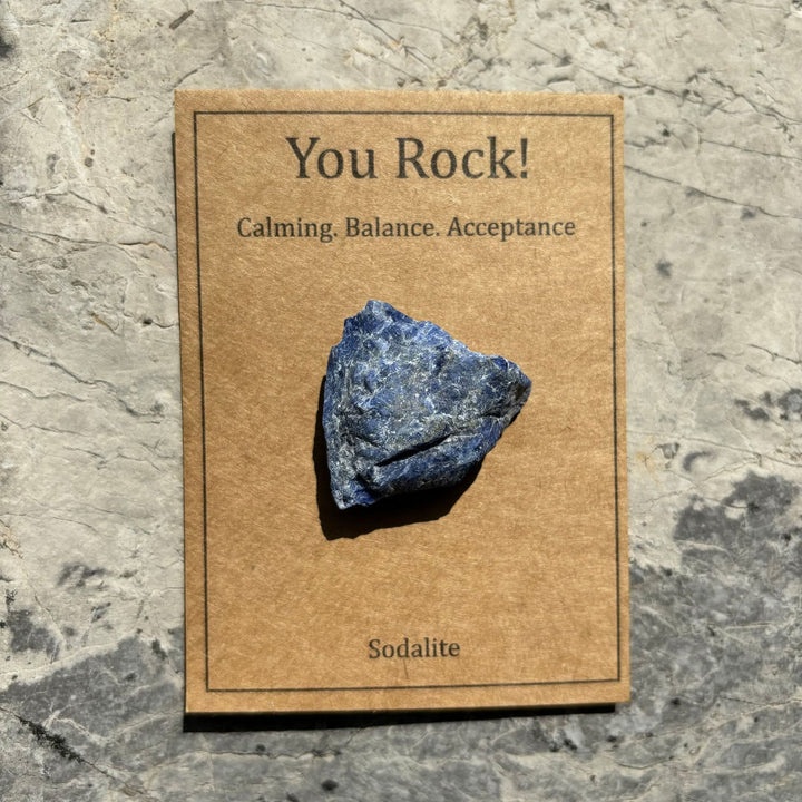 Olivenorma "You Rock" Card Natural Stone Gift Natural Stone - image 2