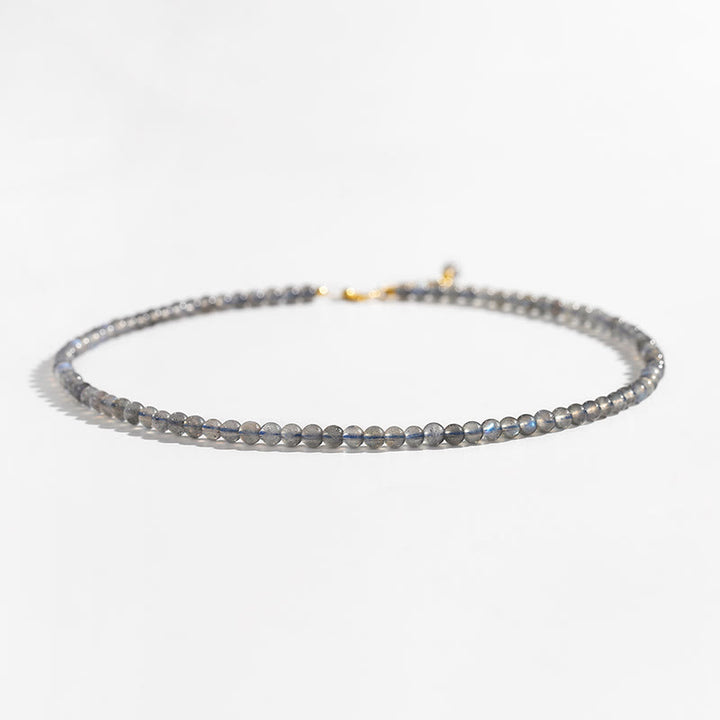 Olivenorma Natural Labradorite Fine Beads Bracelet