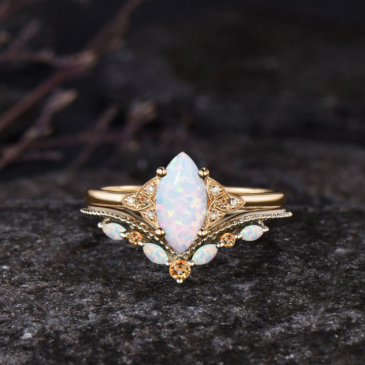 FREE Today: Eternal Glow Opal Promise Ring Set - image 12