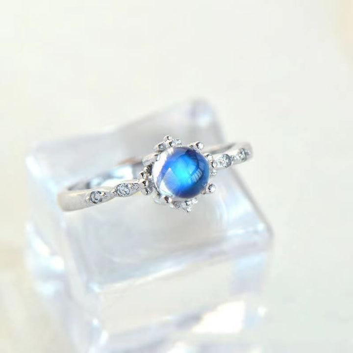 Olivenorma Vintage Exquisite Blue Moonstone Ring