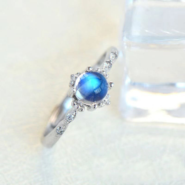 Olivenorma Vintage Exquisite Blue Moonstone Ring