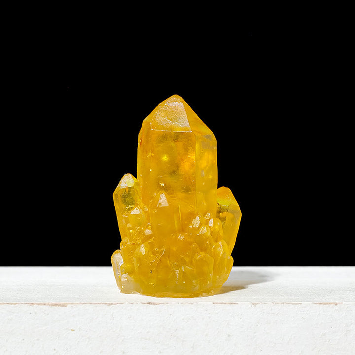 Olivenorma Natural Stone Gravel Epoxy Crystal Cluster Gemstone Decoration - Citrine - Small Crystal Cluster: 4*2.5cm - image 4