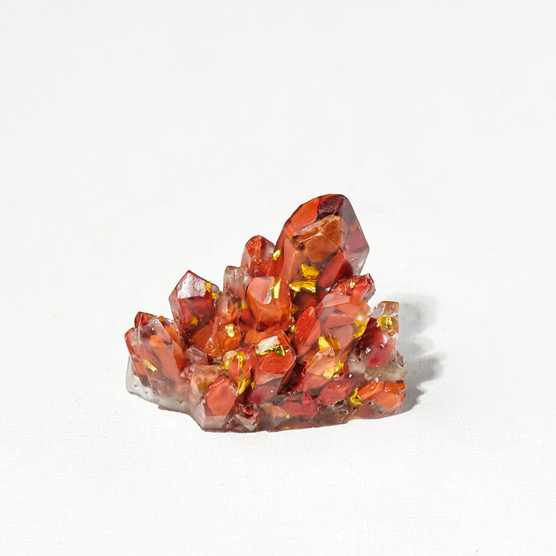 Olivenorma Natural Stone Gravel Epoxy Crystal Cluster Gemstone Decoration