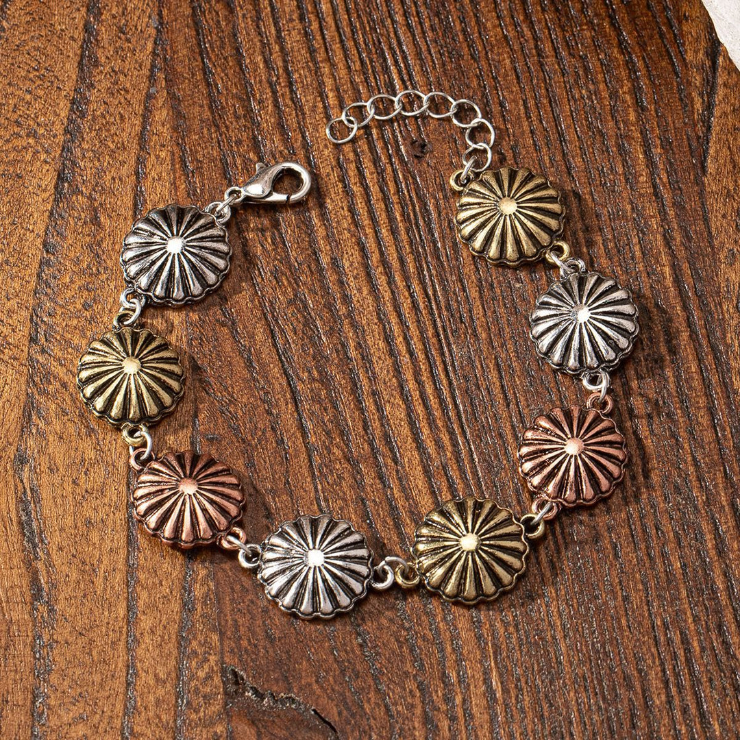 Olivenorma Bohemian Style Turquoise Metal Bracelet