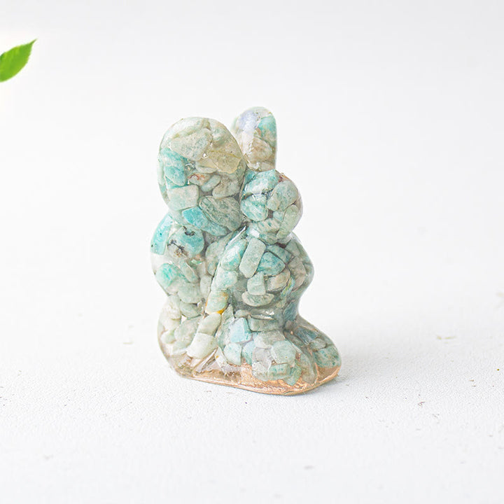 Olivenorma Crystal Epoxy Butterfly Fairy Gemstone Decoration