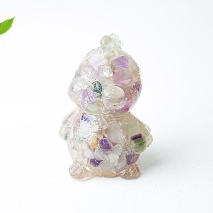 Olivenorma Crystal Epoxy Chick Gemstone Decoration