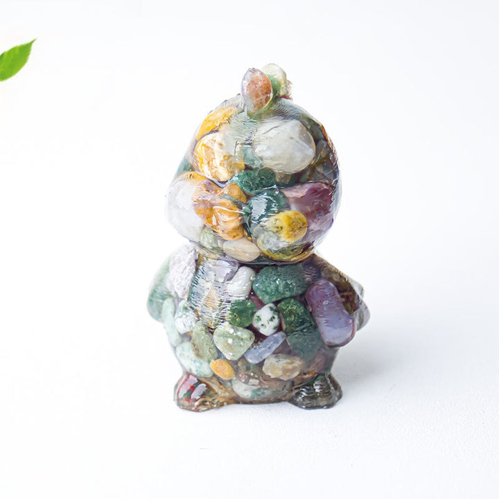 Olivenorma Crystal Epoxy Chick Gemstone Decoration