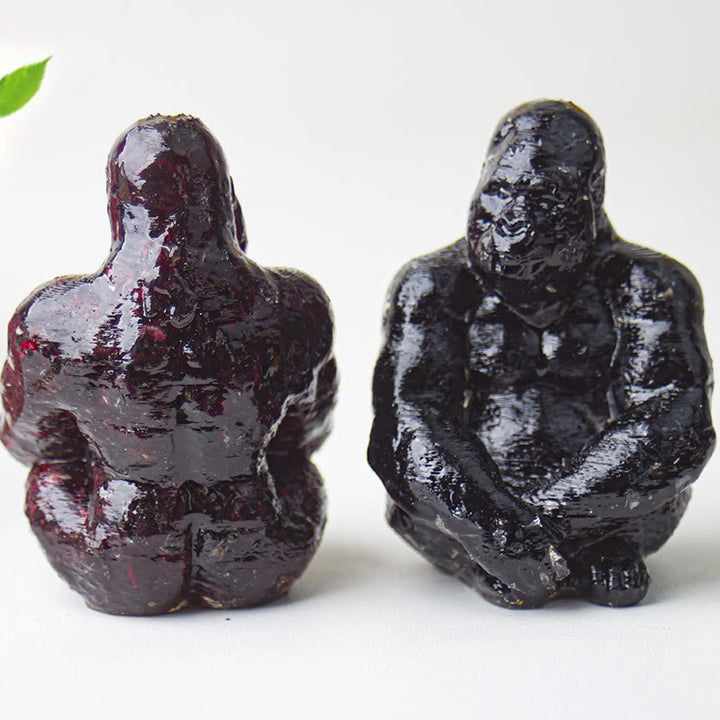 Olivenorma Crystal Epoxy Gorilla Gemstone Decoration