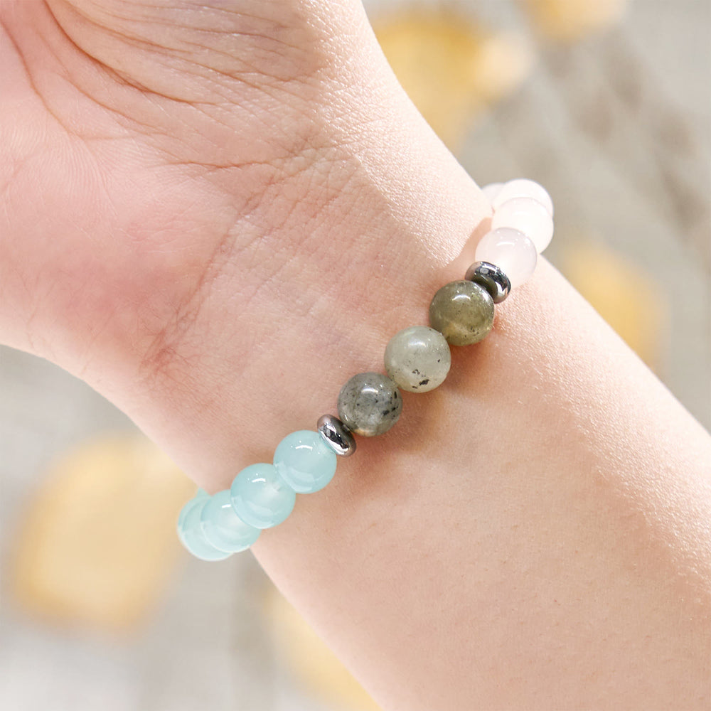 Olivenorma "Kindred's Glow" Mindful Connection Gemstone Bracelet - image 2
