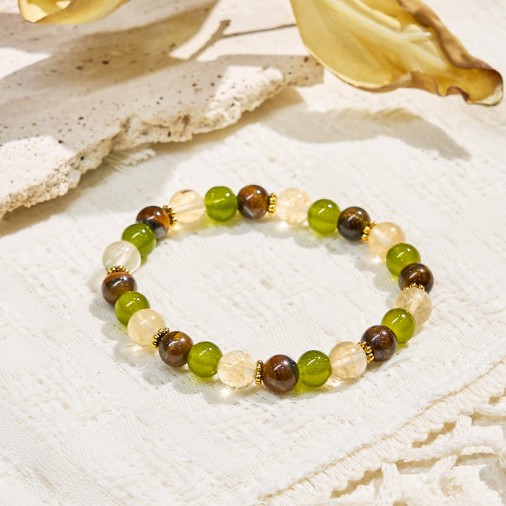 Olivenorma "​​Eden's Whisper" Fortune Gemstone Bracelet - image 5