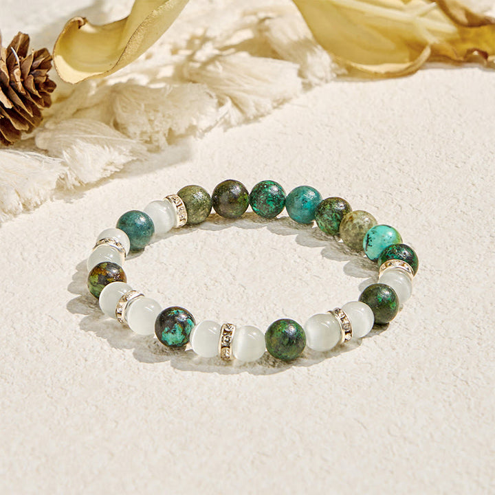 Olivenorma "Serenite Flow​" African Turquoise Calm & Purify Essential Oil Bracelet - Bracelet Only​ - image 5
