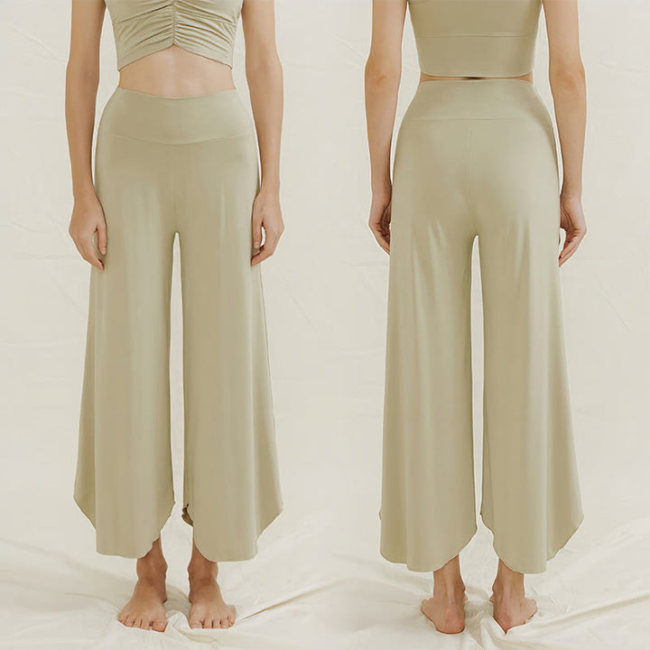 Olivenorma Soft Flare Yoga Lounge Pants - Light Green - L - image 0