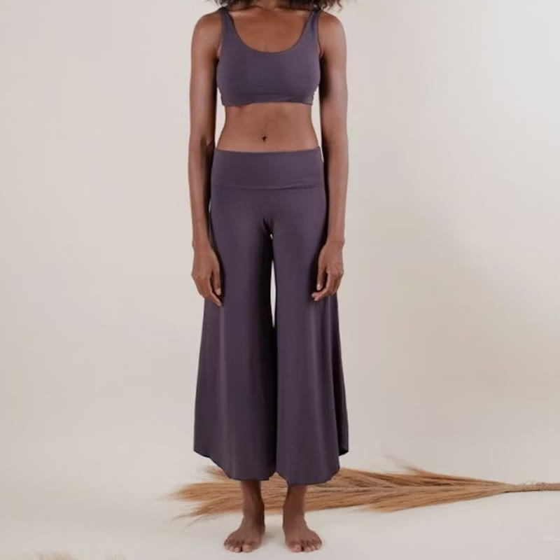 Olivenorma High-Waist Yoga Cropped Flare Pants - image 2