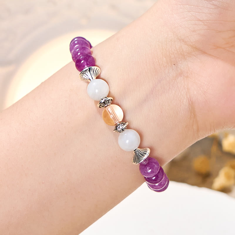 Olivenorma "​​Oracle's Tide" Amethyst Stress Ease Bracelet - image 2