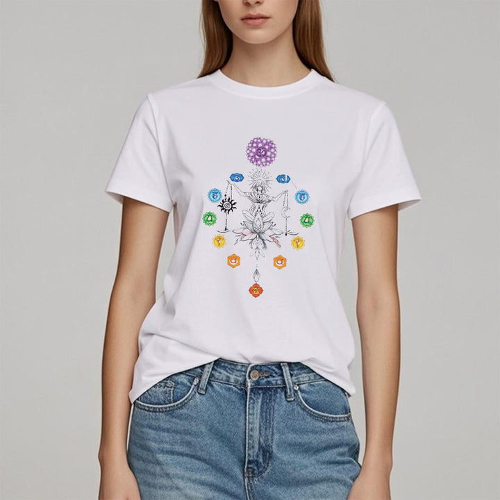 Olivenorma Rooted Chakra Energy T-shirt - image 5
