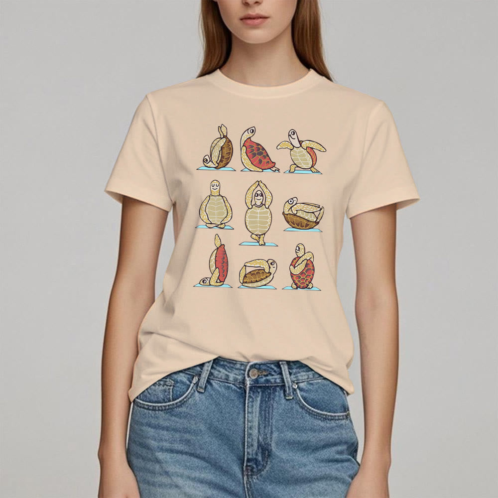 Olivenorma Yoga Turtle T-Shirt - image 15
