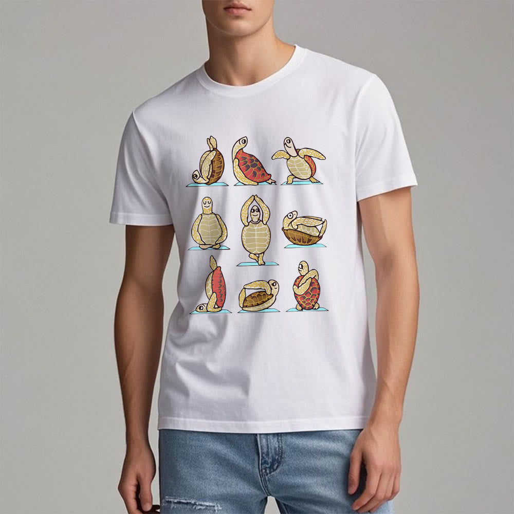 Olivenorma Yoga Turtle T-Shirt - image 7