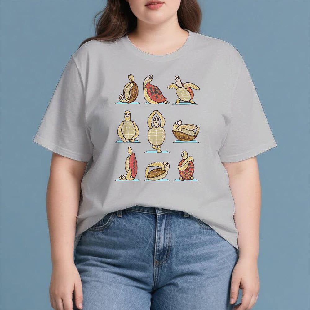 Olivenorma Yoga Turtle T-Shirt - image 2