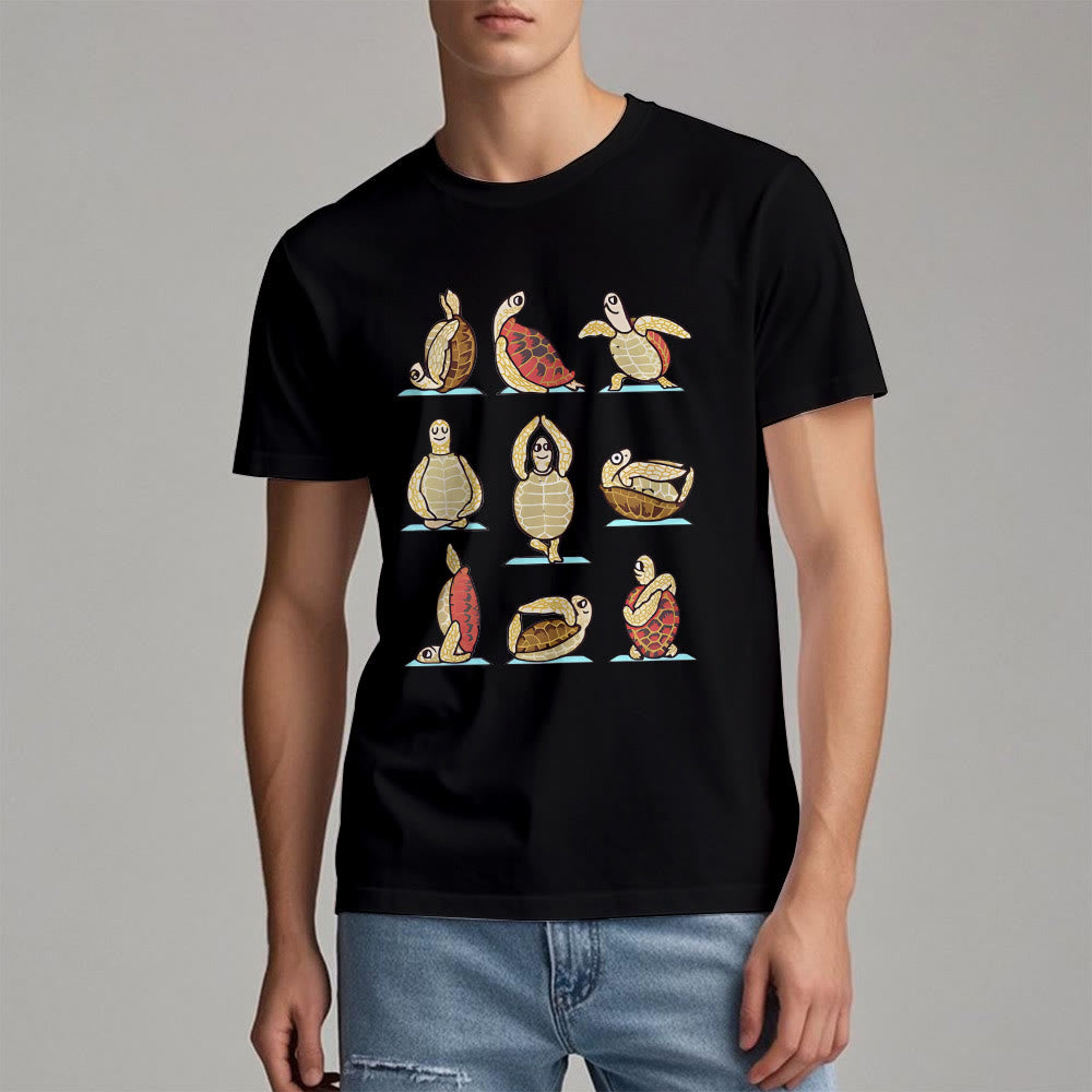 Olivenorma Yoga Turtle T-Shirt - image 9