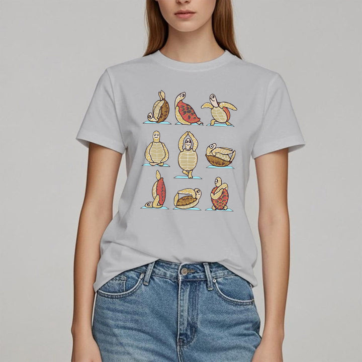 Olivenorma Yoga Turtle T-Shirt - image 1