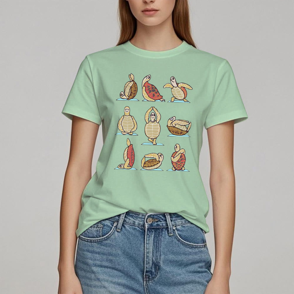 Olivenorma Yoga Turtle T-Shirt - image 11