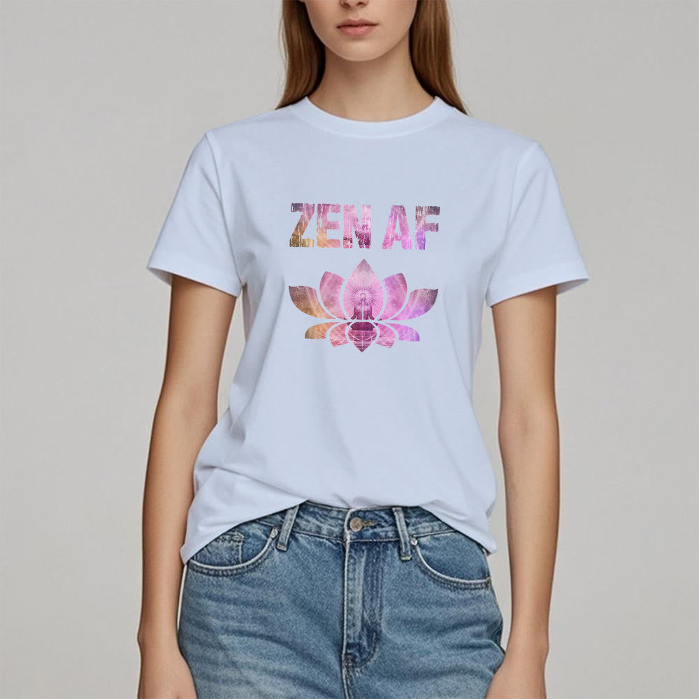 Olivenorma Zen AF Yoga Lotus T-Shirt - image 14