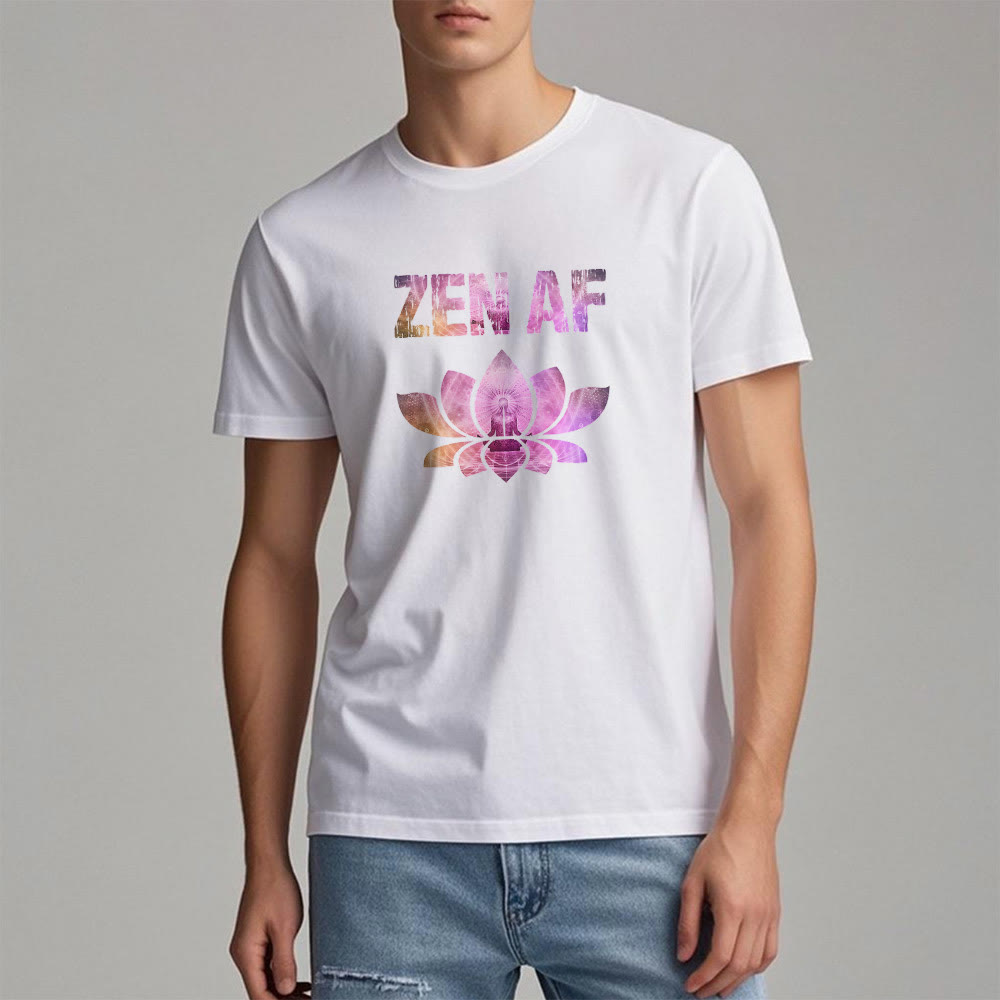 Olivenorma Zen AF Yoga Lotus T-Shirt - image 2