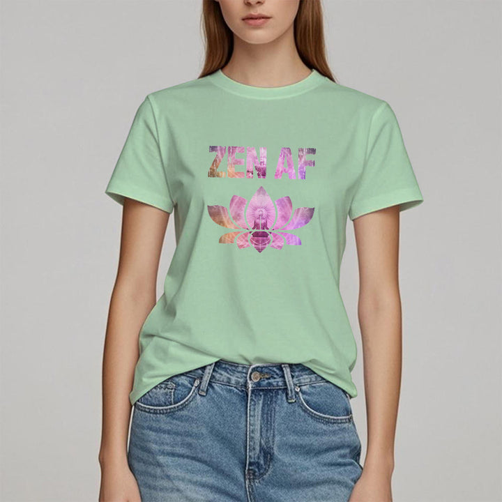 Olivenorma Zen AF Yoga Lotus T-Shirt - image 21