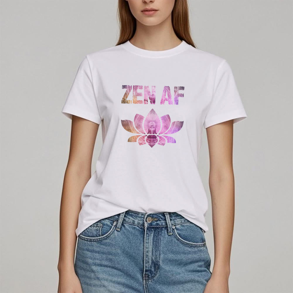 Olivenorma Zen AF Yoga Lotus T-Shirt - image 1