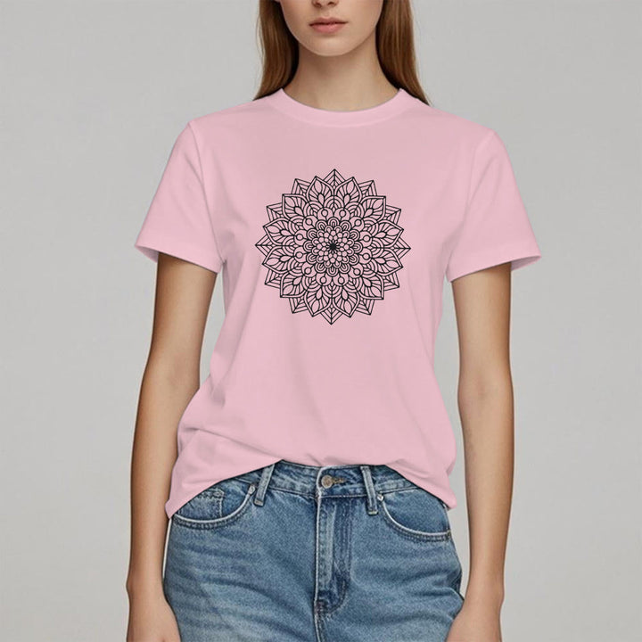 Olivenorma Flower Mandala Lotus T-Shirt - image 14
