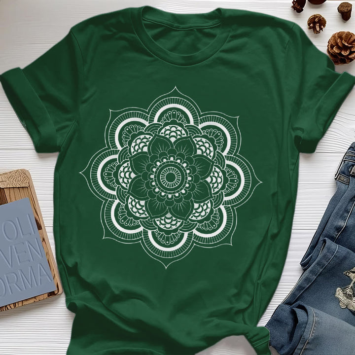 Olivenorma Mandala Lotus T-shirt - image 21