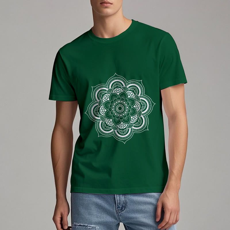 Olivenorma Mandala Lotus T-shirt - image 22