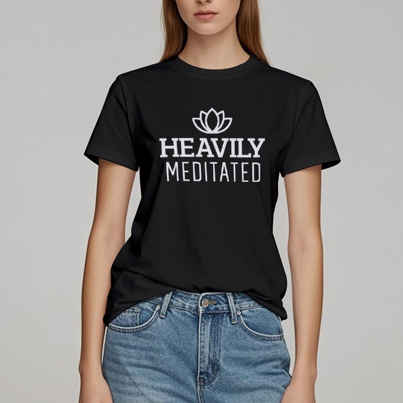 Olivenorma Heavily Meditated Lotus T-shirt - image 5