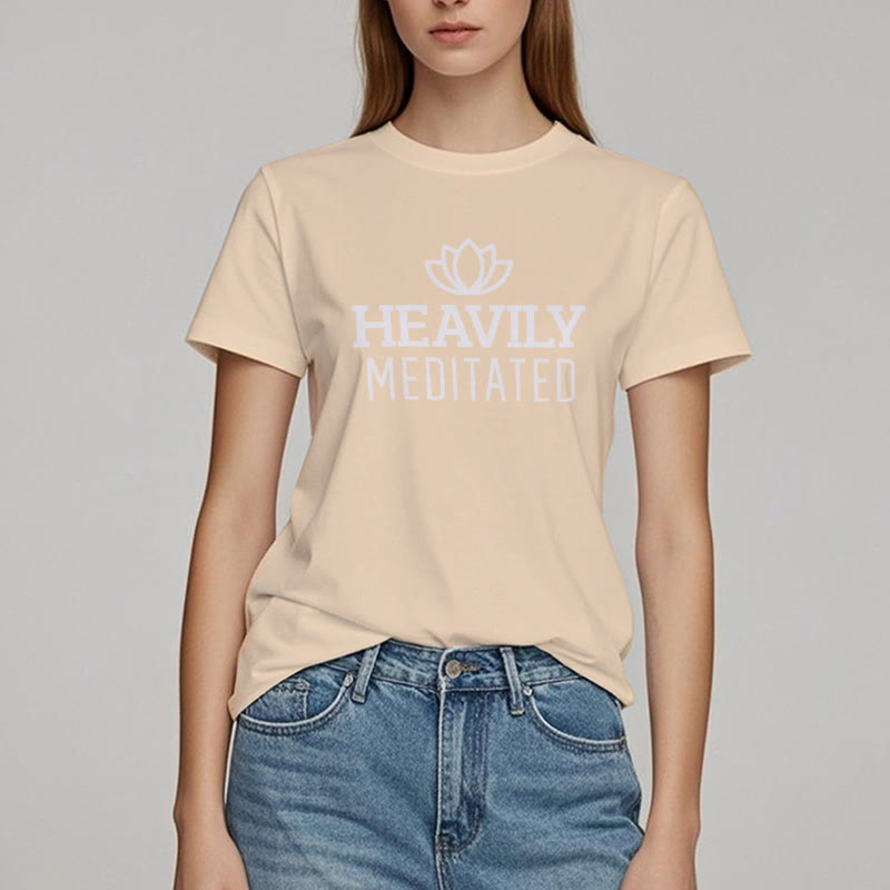 Olivenorma Heavily Meditated Lotus T-shirt - image 9