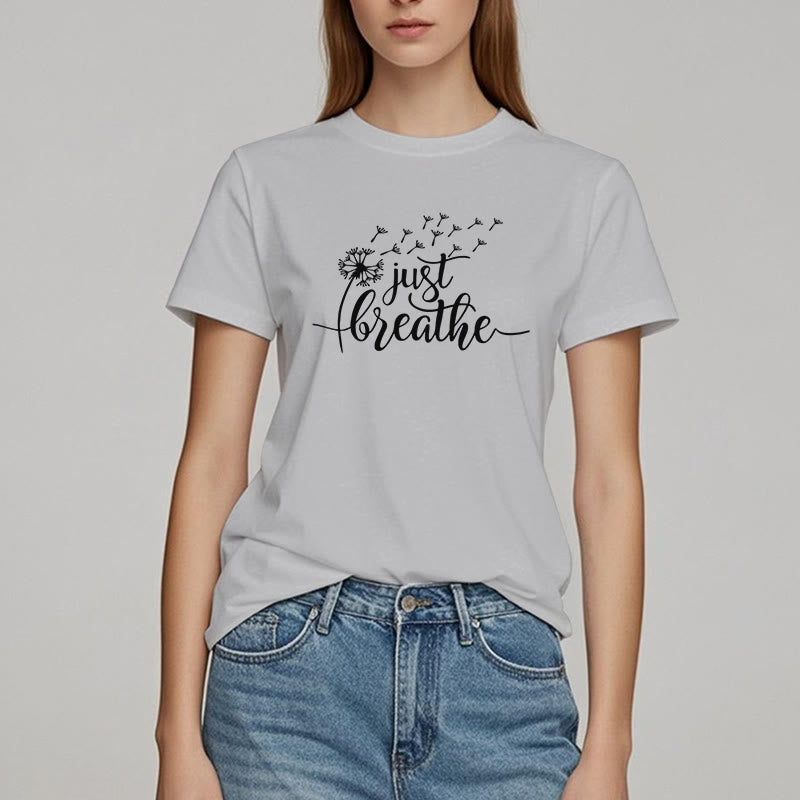 Olivenorma Just Breathe Dandelion T-shirt - image 8