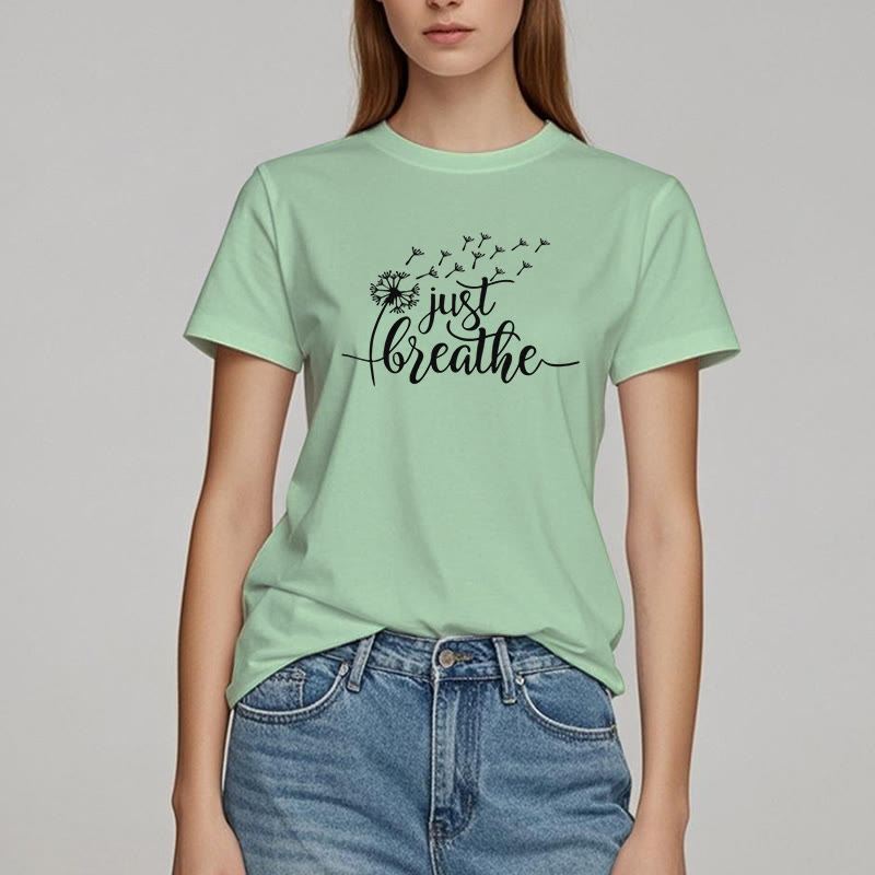 Olivenorma Just Breathe Dandelion T-shirt - image 24
