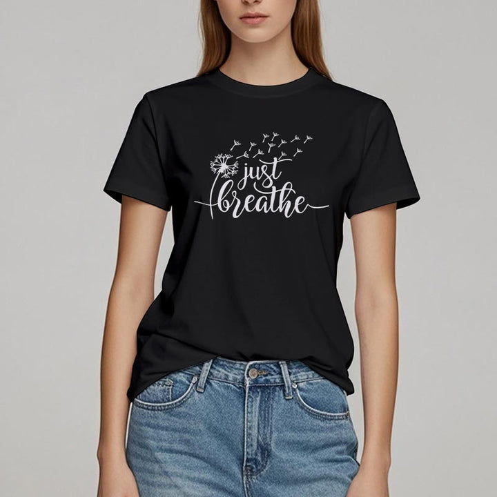 Olivenorma Just Breathe Dandelion T-shirt - image 5