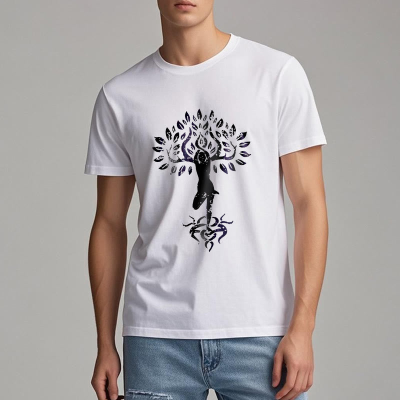 Olivenorma Flower Zen Tree T-Shirt - image 7