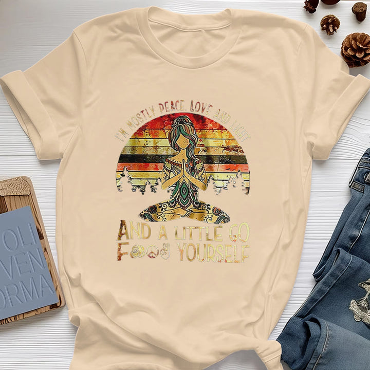 Olivenorma Mostly Peace T-Shirt - Yellow - 2XL - image 9