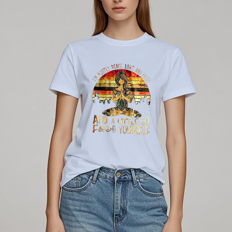 Olivenorma Mostly Peace T-Shirt - image 12