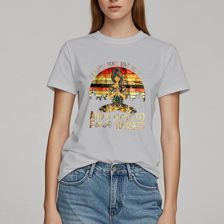 Olivenorma Mostly Peace T-Shirt - image 8