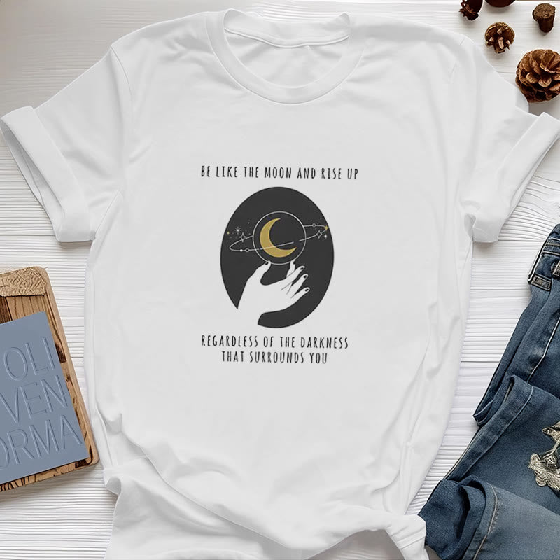Olivenorma Be Like The Moon T-Shirt - White - 2XL - image 0